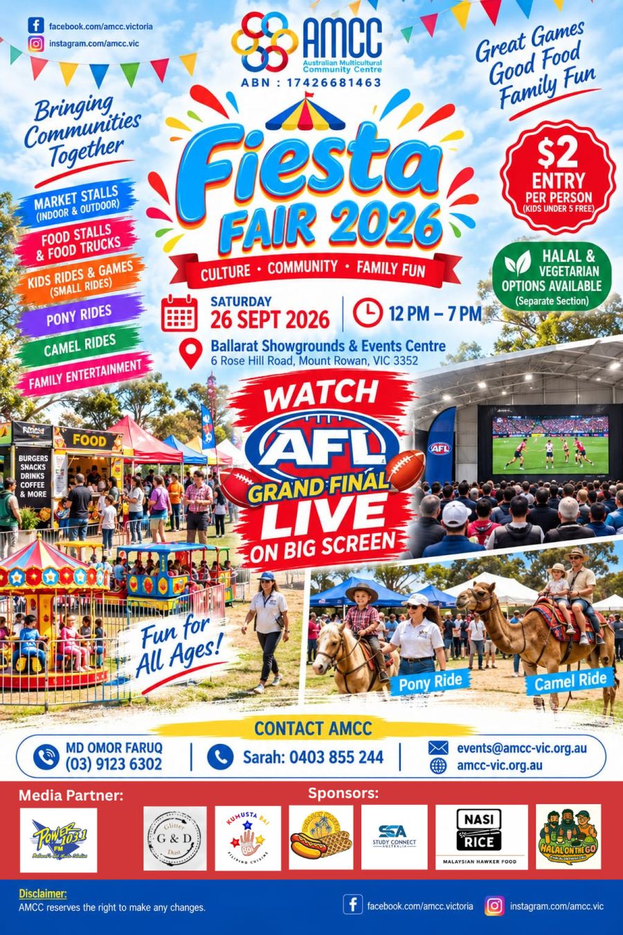 Fiesta Fair 2026 official flyer